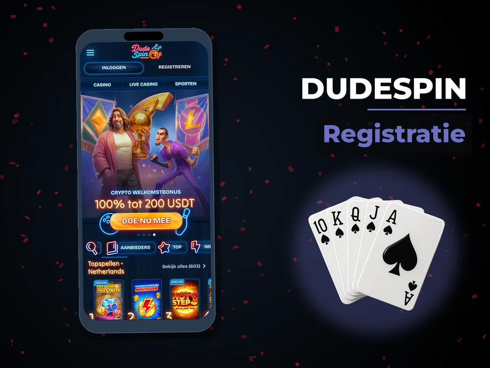 Dudespin - Registratie
